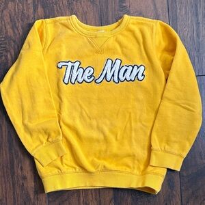 Yellow 'The Man' Men's Sweater